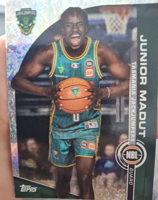 2023-24 Topps Chrome NBL #97 Junior Madut — front