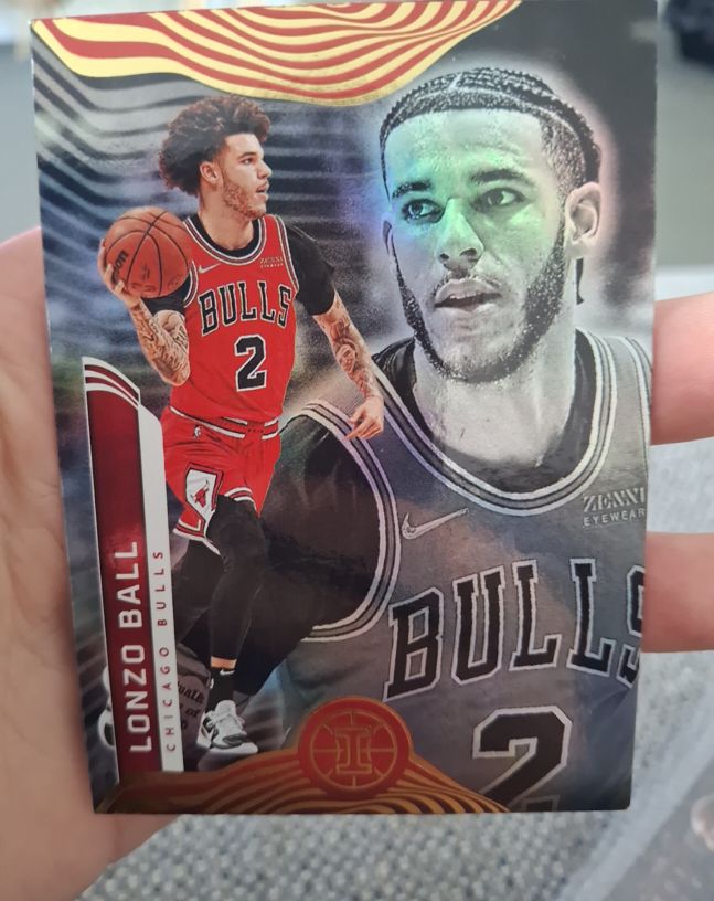 2021-22 Panini Illusions #40 Lonzo Ball — front
