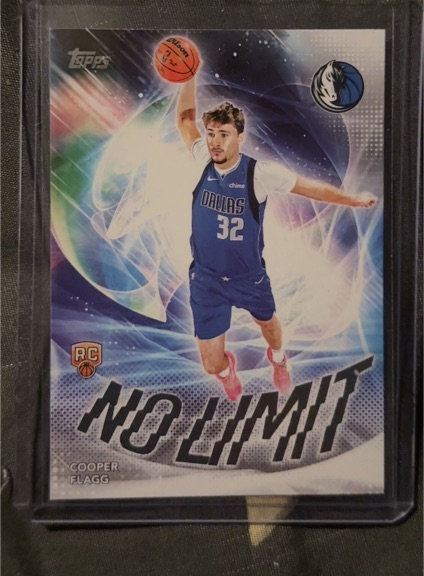 2025-26 Topps #NL-1 Cooper Flagg No Limit RC Dallas Mavericks — front