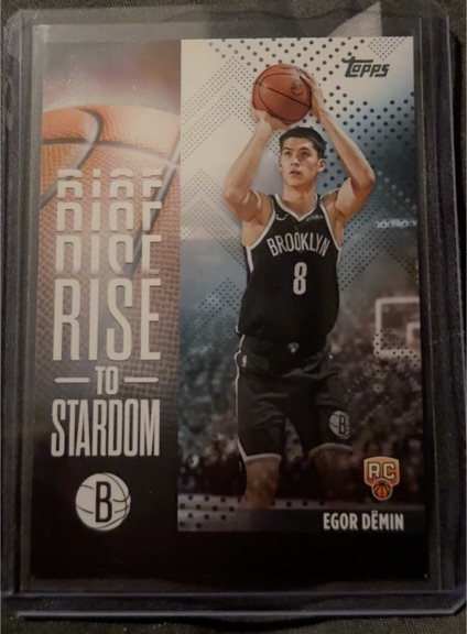 2025-26 Topps #RTS-8 Egor Démin Rise to Stardom — front