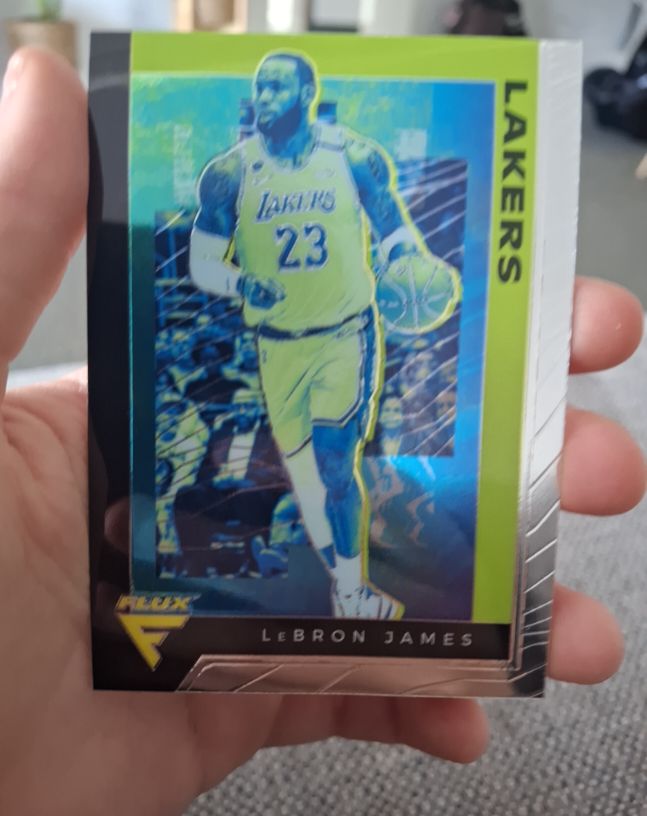2019-20 Panini Chronicles Flux #591 LeBron James — front