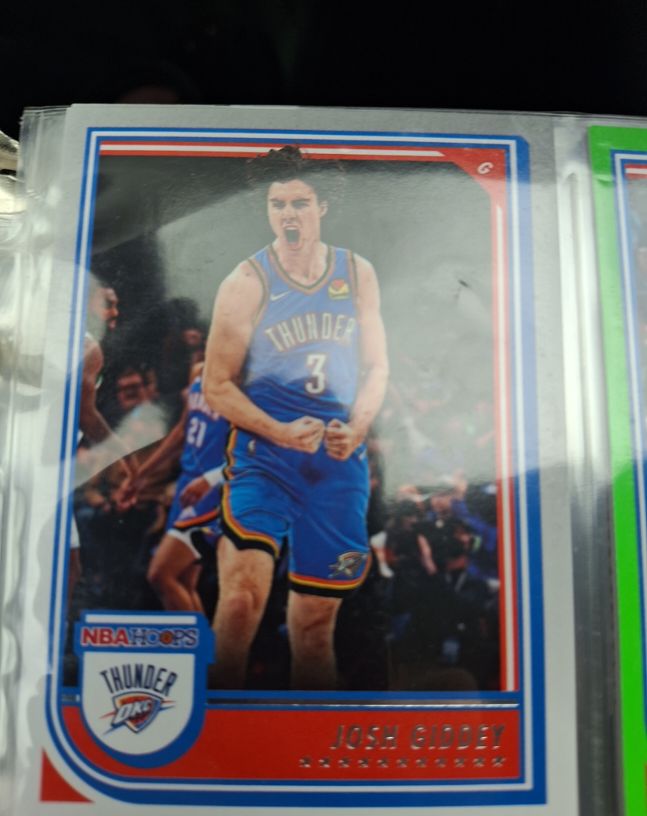 2022-23 Panini NBA Hoops #203 Josh Giddey Oklahoma City Thunder — front