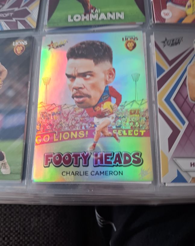 2024 Select Footy Stars Footy Heads #FH9 Charlie Cameron — front