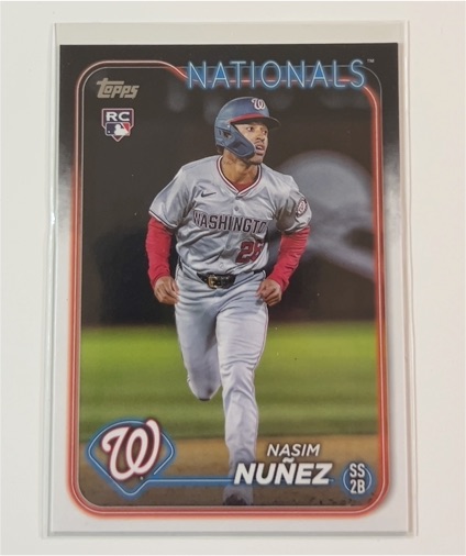 2024 Topps Update #US267 Nasim Nunez — front
