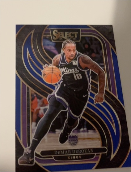 2024-25 Panini Select Premier Level #122 DeMar DeRozan Sacramento Kings — front