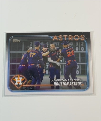 2024 Topps Series 1 #132 Houston Astros Team Card — front