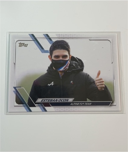 2021 Topps Formula 1 #45 Esteban Ocon — front