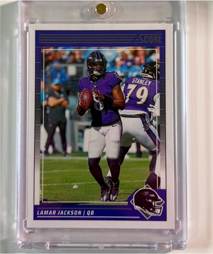 2024 Panini Score #19 Lamar Jackson — front