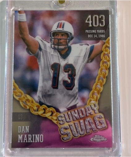 2024 Topps Chrome #SS-6 Dan Marino Sunday Swag — front