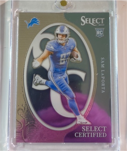 2023 Panini Select Certified Rookies #CRO-SLA Sam LaPorta — front