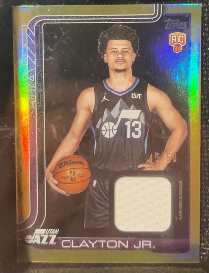 2025-26 Topps #218 Walter Clayton Jr. — front
