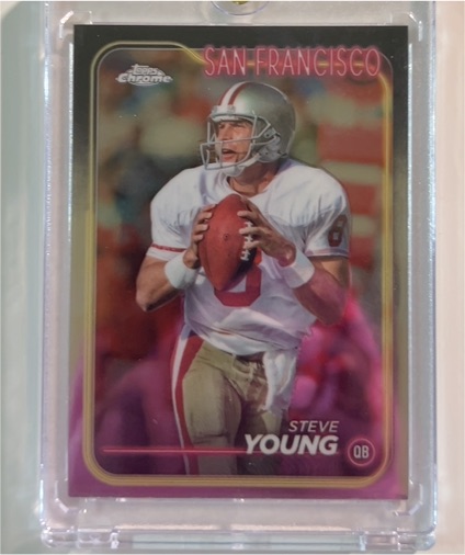 2024 Topps Chrome #178 Steve Young — front