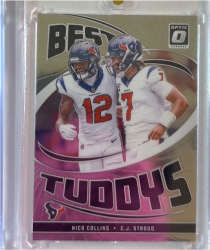 2024 Panini Donruss Optic Best Tuddys #4 C.J. Stroud - Nico Collins — front