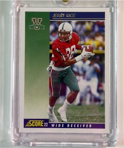 2022 Panini Chronicles Draft Picks Score Retro #6 Jerry Rice — front