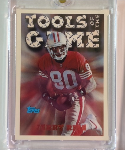 1994 Topps #550 Jerry Rice Tools of the Game — front
