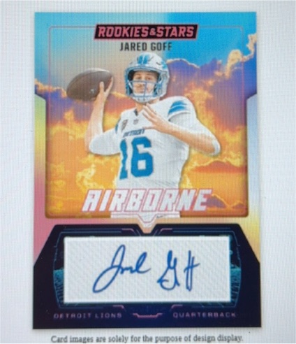 2023 Rookies & Stars Airborne Jared Goff — front