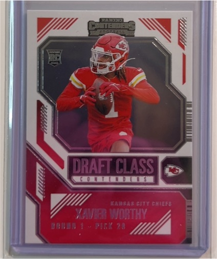2024 Panini Contenders Draft Class Contenders #6 Xavier Worthy — front