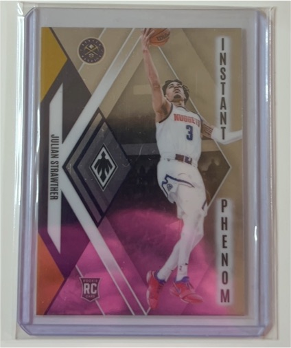 2023-24 Panini Phoenix #6 Julian Strawther Instant Phenom Rookie — front