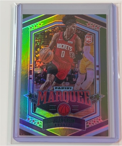 2021-22 Panini Chronicles Marquee #366 Jalen Green Rookie Card — front