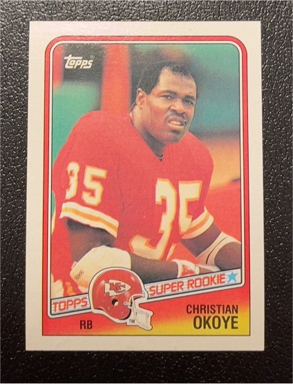 1988 Topps #363 Christian Okoye — front