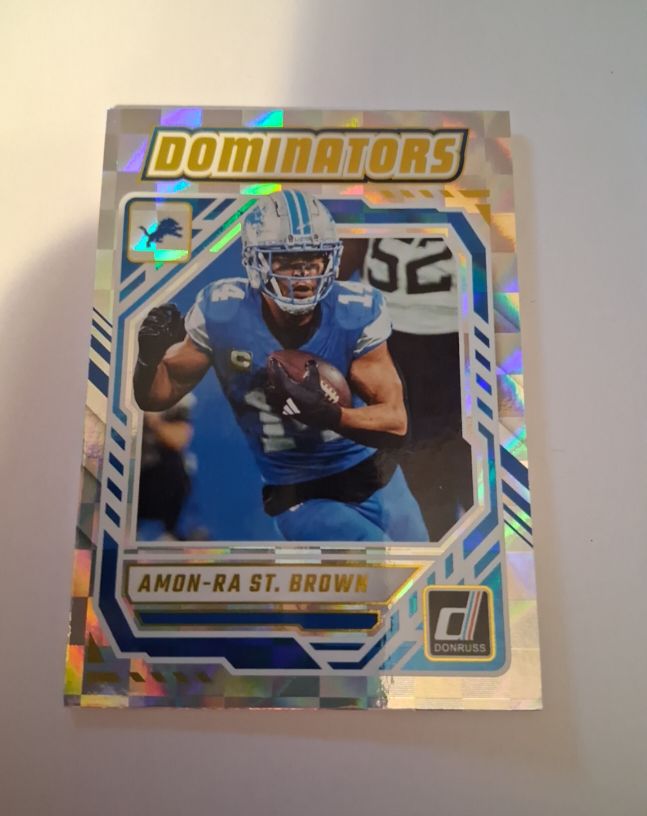 2025 Panini Donruss #DOM-ASN Amon-Ra St. Brown — front