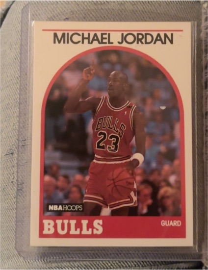 1989-90 NBA Hoops #200 Michael Jordan — front