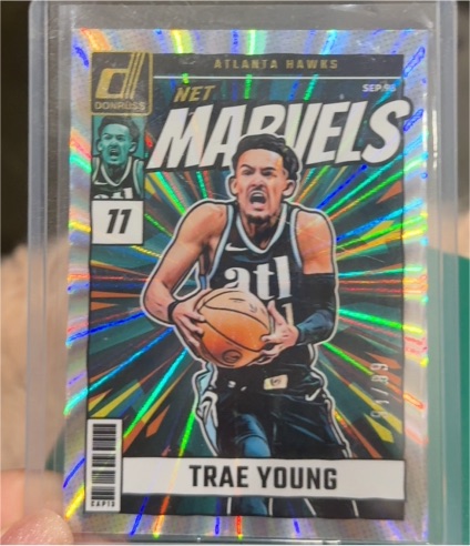 2024-25 Donruss #19 Trae Young Net Marvels — front