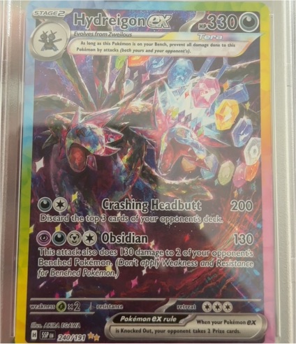 2022 Pokémon SV08 Surging Sparks #240/191 Hydreigon ex — front