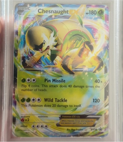 2014 Pokémon Chesnaught EX #XY18 — front