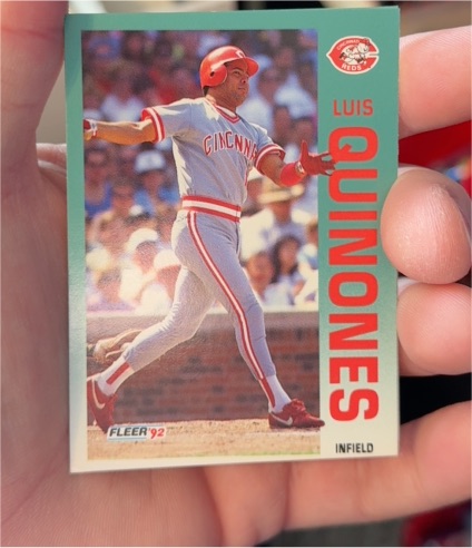 1992 Fleer #404 Luis Quinones — front