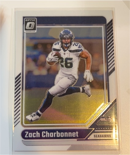 2024 Donruss Optic #179 Zach Charbonnet — front