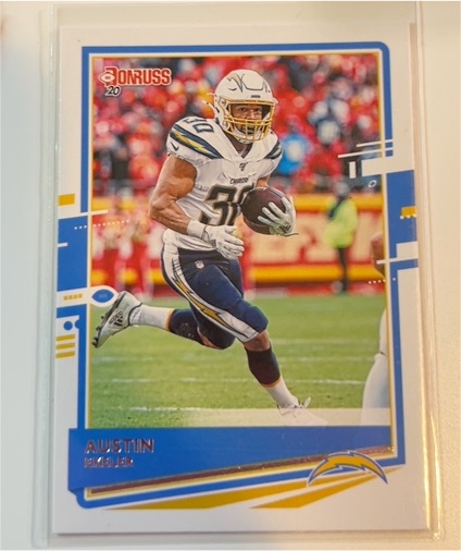 2020 Donruss #134 Austin Ekeler — front