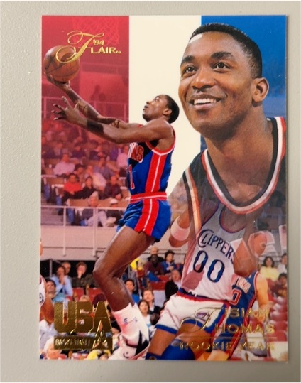 1994 Flair USA #101 Isiah Thomas — front