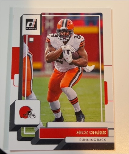 2022 Donruss #210 Nick Chubb — front