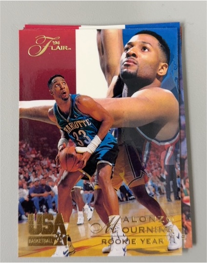 1994 Fleer Flair USA Basketball #69 Alonzo Mourning Rookie Year — front