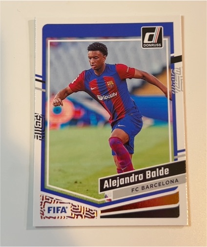 2023-24 Donruss #116 Alejandro Balde FC Barcelona — front