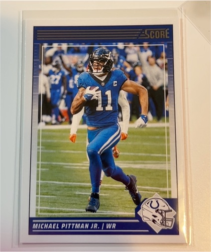 2024 Panini Score Football #121 Michael Pittman Jr. — front