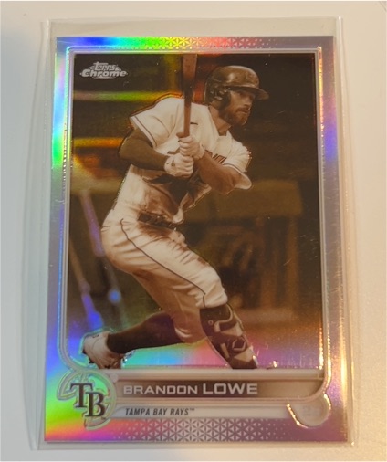 2022 Topps Chrome #107 Brandon Lowe — front