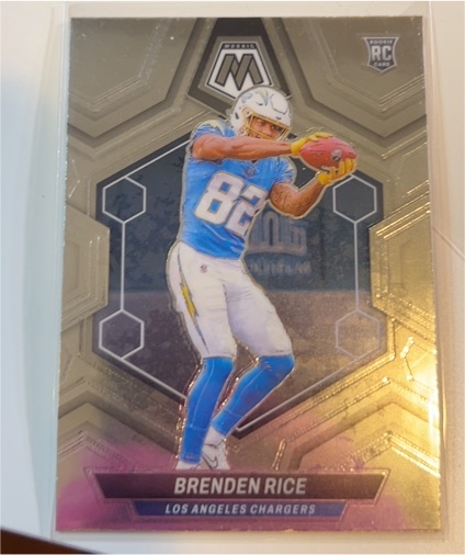 2024 Panini Mosaic #399 Brenden Rice — front