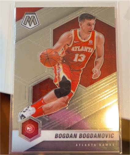 2020-21 Panini Mosaic #200 Bogdan Bogdanovic Atlanta Hawks — front