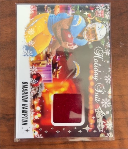 2025 Panini Absolute Holiday Suit #HS-OHN Omarion Hampton — front