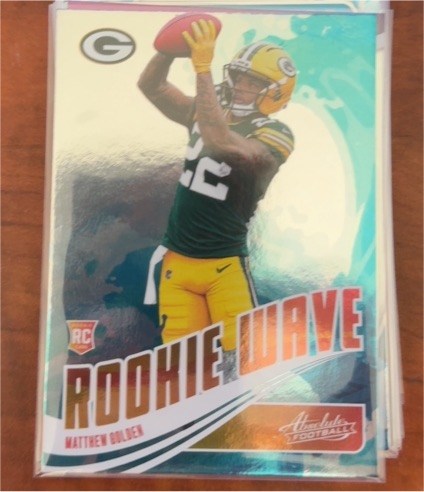 2025 Panini Absolute #RW-MGN Matthew Golden Rookie Wave — front