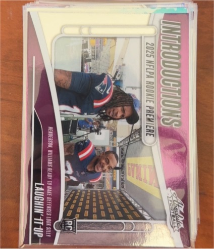 2025 Panini Absolute Introductions #I-THN TreVeyon Henderson Kyle Williams — front