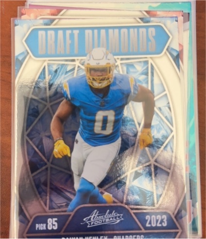 2025 Panini Absolute Draft Diamonds #DD-DHY Daiyan Henley — front