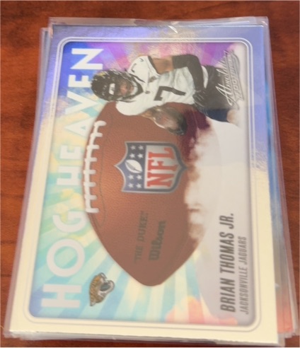2025 Panini Absolute Hog Heaven #HH-BTJ Brian Thomas Jr. — front