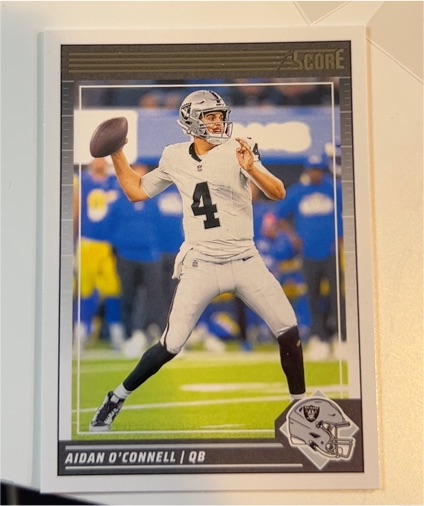 2024 Panini Score #147 Aidan O'Connell — front