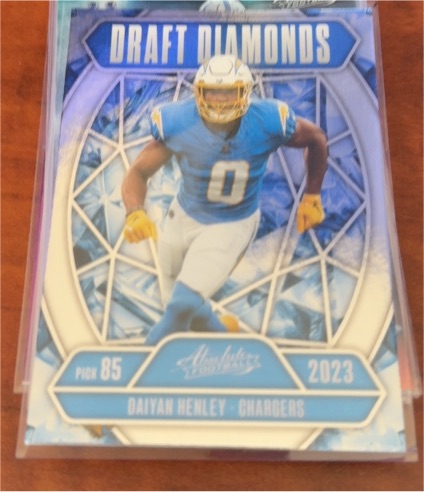 2025 Panini Absolute Draft Diamonds #DD-DHY Daiyan Henley — front