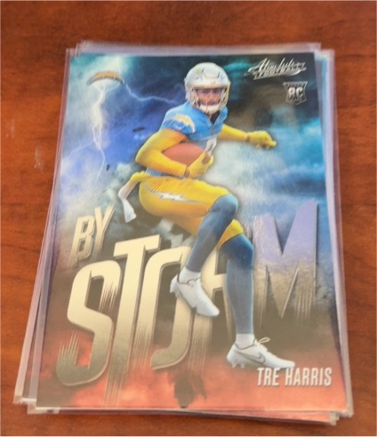 2025 Panini Absolute #18 Tre Harris By Storm — front