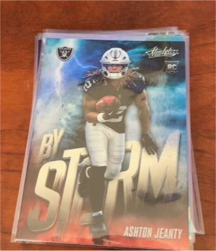 2025 Panini Absolute #1 Ashton Jeanty By Storm — front
