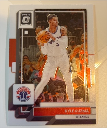 2022-23 Donruss Optic #155 Kyle Kuzma — front